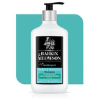 Barkin & Meowson shampoo bottle with black label on a white background